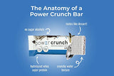 Power Crunch Protein Bars, High Protein Snacks with Delicious Taste, Cookies and Crème, 1.4 Ounce (12 Count)