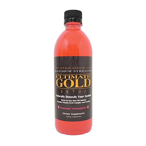 Ultimate Gold Detox Drink - 16oz / Screamin' Strawberry