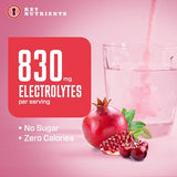 KEY NUTRIENTS Electrolytes Powder No Sugar - Sweet Cherry Pom Electrolyte Powder - Hydration Powder - No Calories, Gluten Free Keto Electrolytes Powder Packets (20, 40 or 90 Servings)