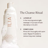 ILIA - The Cleanse Soft Foaming Cleanser + Makeup Remover | Non-Toxic, Vegan, Cruelty-Free, Clean Makeup (6.76 fl oz | 200 ml)