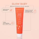 Pacifica Beauty | Glow Baby Brightening Face Wash + Glow Baby VitaGlow Hydrating Face Moisturizer Set | Contains Vitamin C | For All Skin Types | 100% Vegan and Cruelty Free | Clean Skin Care