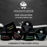 TRENDSTARTER - MATTE WAX (4oz) - Firm Hold - Matte Finish - Free Travel Size Sample Included While Supplies Last - New Fragrance Spring 2023 - Mens Hair Products – Premium Water Based All-Day Hold Hair Styling Pomade – Flake-Free Styling Wax for All Hair