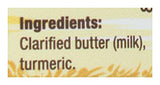 4th & Heart Turmeric Grass-Fed Ghee Butter, 9 Ounce, Keto, Pasture Raised, Lactose Free, Certified Paleo