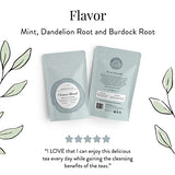 Organic Cleanse and Detox Tea for Women, 30 Tea bags with Mint, Dandelion Root and Burdock Root