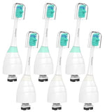 Replacment Heads Compatible with Philips Sonicare, for E-Series Essence, for Xtreme, for Elite, for Advance, and for CleanCare Electric Toothbrush, Toothbrush Replacment Heads Refills, 6 Pack