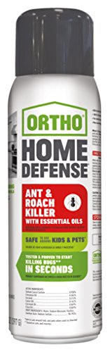 Ortho Home Defense Ant & Roach Killer with Essential Oils Aerosol 14 OZ, Brown/A