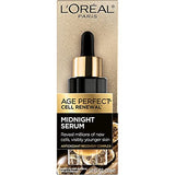 L'Oreal Paris Age Perfect Anti-Aging Midnight Face Serum, Reduce Wrinkles 1oz + Midnight Cream Sample, Packaging May Vary