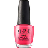 OPI Nail Lacquer, Opaque & Vibrant Crème Pink Nail Polish, Up to 7 Days of Wear, Chip Resistant & Fast Drying, Strawberry Margarita, 0.5 fl oz