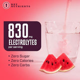 KEY NUTRIENTS Electrolytes Powder No Sugar - Refreshing Watermelon Electrolyte Powder - Hydration Powder - No Calories, Gluten Free Keto Electrolytes Powder Packets (20, 40 or 90 Servings)