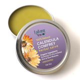 Epifany True All-Purpose Calendula & Comfrey Herbal Salve 2oz, Fragrance Free, Natural Herbal Ointment, Dry Skin Soothing Balm, Itch Relief, Organic Ingredients