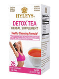 Hyleys Detox Tea for Cleanse - Black Tea - 25 Tea Bags (12 Pack)