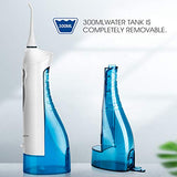 Hangsun Water Flosser Professional Cordless Rechargeable Dental Oral Irrigator Water Jet for Teeth Braces Care with 8 Jet Tips 3 Modes for Travel and Home Use