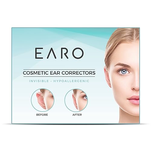 Earo Cosmetic Ear Corrector, 20 Pieces Ear Tape Patches, Ear Corrector for Adults, Discreet Ear Stickers for Fixing Protruding Ears