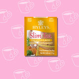 Hyleys Slim Tea Pineapple Flavor - Weight Loss Herbal Supplement Cleanse and Detox - 25 Tea Bags (12 Pack)