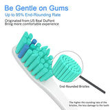 Replacment Heads Compatible with Philips Sonicare, for E-Series Essence, for Xtreme, for Elite, for Advance, and for CleanCare Electric Toothbrush, Toothbrush Replacment Heads Refills, 6 Pack