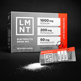 LMNT Zero-Sugar Electrolytes - Watermelon Salt - Hydration Powder Packets | No Artificial Ingredients | Keto & Paleo Friendly | 30 Sticks