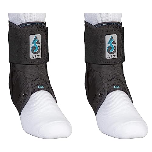 Med Spec ASO Ankle Stabilizer, Black, Small & 264011 ASO Ankle Stabilizer, Black, X-Small