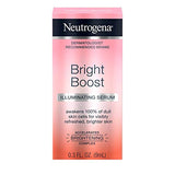 Neutrogena Bright Boost Illuminating Face Serum with Neoglucosamine & Turmeric Extract for Even Skin Tone, Resurfacing Serum for Face to Reduce Dark Spots & Hyperpigmentation, 0.3 fl. oz