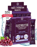 KEY NUTRIENTS Electrolytes Powder Packets - Fruity Grape 20 Pack Hydration Packets - Travel Hydration Powder - No Sugar, No Calories, Gluten Free - Made in USA