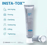 Serious Skincare INSTA-TOX Instant Wrinkle Smoothing Serum - Improves appearance of Fine Lines & Wrinkles -Temporarily Tightens Skin - Instant Line Filler - Two .75 oz. Tubes (2Pack)