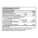 Thorne Ferrasorb - 36 mg Iron with Essential Nutrients - Complete Blood-Building Formula - Elemental Iron, Folate, B and C Vitamins for Optimal Absorption - Gluten-Free - 60 Capsules