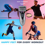 Electric Callus Remover: Rechargeable Electronic Foot File CR900 by Own Harmony (Powerful) Best Pedicure Tools w 3 Rollers Professional Pedi Feet Care Sander for Cracked Heels and Hard Skin (for Men)