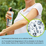 Magnesium Oil Spray - Large 12oz Size - Extra Strength - 100% Pure for Less Sting - Less Itch - Essential Mineral Source - Made in USA