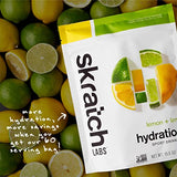 Skratch Labs Hydration Powder | Sport Drink Mix | Electrolytes Powder for Exercise, Endurance, and Performance | Lemon + Lime | 60 Servings | Non-GMO, Vegan, Kosher