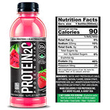 Protein2o 20g Whey Protein Isolate Infused Water Plus Electrolytes, Sugar Free Sports Drink, Ready To Drink, Gluten Free, Lactose Free, Strawberry Watermelon, 16.9 oz Bottle (12 Count)