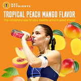 KEY NUTRIENTS Electrolytes Powder No Sugar - Tropical Peach-Mango Electrolyte Drink Mix - Hydration Powder - No Calories, Gluten Free - Powder and Packets (20, 40 or 90 Servings)