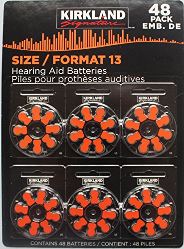 Hearing Aid Batteries 48 Pack (Size 13)