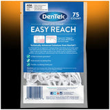 DenTek Complete Clean Easy Reach Floss Picks, No Break & No Shred Floss, 75 Count (Pack of 12)