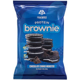 Prime Bites Protein Brownie from Alpha Prime Supplements | 16-17g Protein | 5g Collagen | Delicious Guilt-Free Snack | 12 bars per box (Chocolate Cookie Monster)