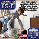 Genostim GS-6® Anti-Aging Protein Peptide Supplement-100mg of Hexatide Peptide Supports Youthful Energy, Accelerated Healing and Cellular Rejuvenation for Men and Women, 60 Tablets