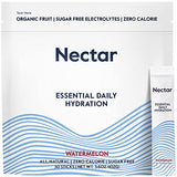 Nectar Hydration Packets - Electrolytes Powder Packets - No Sugar or Calories - Organic Fruit Liquid Daily IV Hydrate Packets for Hangover & Dehydration Relief and Rehydration (Watermelon 30 Pack)