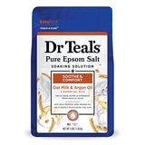 Dr Teal's Pure Epsom Salt, Soothe & Comfort with Oat Milk & Argan Oil, 3lbs (Packaging May Vary)