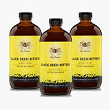 BLACK SEED BITTERS with Moringa 3 x 16 oz bottles~Gye Nyame~Detox and Save