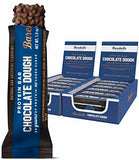 Barebells Protein Bars Chocolate Dough - 12 Count, Pack of 2 - Protein Snacks with 20g of High Protein - Chocolate Protein Bar with 1g of Total Sugars - Perfect on The Go Protein Snack & Breakfast Bars