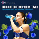 KEY NUTRIENTS Electrolytes Powder No Sugar - Tempting Blue Raspberry Electrolyte Powder - Hydration Powder - No Calories, Gluten Free Keto Electrolytes Powder Packets (20, 40 or 90 Servings)