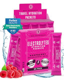 KEY NUTRIENTS Electrolytes Powder Packets - Juicy Raspberry 20 Pack Hydration Packets - Travel Hydration Powder - No Sugar, No Calories, Gluten Free - Made in USA