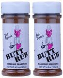 Bad Byrons Butt Rub Barbecue Seasoning 4.5 Ounce - Pack 2