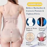 3 in 1 Postpartum Belly Band - Postpartum Belly Support Recovery Wrap, After Birth Brace, Slimming Girdles, Body Shaper Waist Shapewear, Post Surgery Pregnancy Belly Support Band (S/M, Beige)