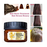 60ml Magical Hair Treatment Mask 5 Seconds Repairs Damage Hair Advanced Molecular Hair deep Conditioner Roots Treatment Return Bouncy Restore Elasticity Hair Care Essence