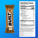 Built Bar 12 Pack High Protein Energy Bars | Gluten Free | Chocolate Covered | Low Carb | Low Calorie | Low Sugar | Delicious Protien | Healthy Snack (Salted Caramel)