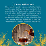 Baar Products - American Saffron Herbal Tea - Digestive Aid & Intestinal Cleansing, Helps Relieve Psoriasis, Eczema, Dermatitis - Doctor-Recommended - 6 oz