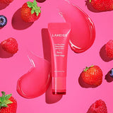 LANEIGE Lip Sleeping Mask Berry: Hydrate and Nourish + Lip Glowy Balm Berry Hydrate & Tint with Murumuru and Shea Butter