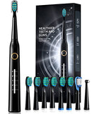 Sonic Electric Toothbrushes for Adults, 8 Brush Heads Electric Toothbrush with 40000 VPM Deep Clean 5 Modes, Rechargeable Toothbrushes Fast Charge 4 Hours Last 30 Days