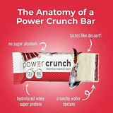 Power Crunch Protein Wafer Bars, High Protein Snacks with Delicious Taste, Red Velvet, 1.4 Ounce (12 Count)