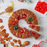 Collin Street Bakery DeLuxe Fruitcake - Handcrafted Fresh with Pecans, Pineapple, Papaya, Ripe Cherries, Raisins, & Honey - Original Recipe - Giftable Collector's Tin - Baked in Texas Since 1896-8"