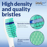 Brushmo Replacement Toothbrush Heads Compatible with Sonicare e-Series Value Pack (4 + 2).